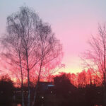 sonnenaufgang ueber hittfeld